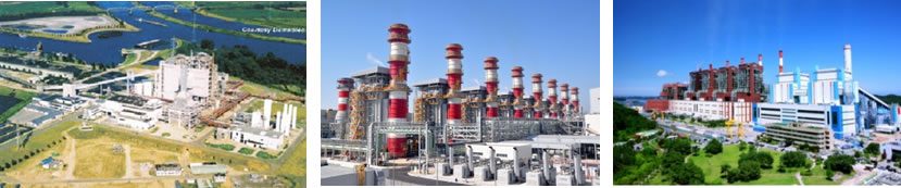 韓國火力發電廠示意圖